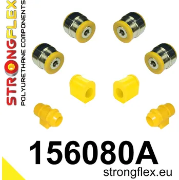 Silentblok nápravy 156080A: Strongflex Sada silentbloků předního zavěšení varianta SPORT 28mm 2 x 151637