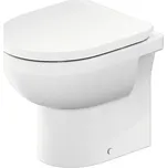 Stojící WC set DURAVIT DuraStyle Basic otevřený splachovací kruh vč. WC prkénka 40190900A1