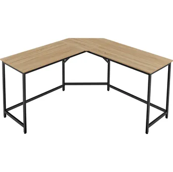 Psací stůl Rohový psací stůl LWD073B11 149 x 149 x 76 cm dub sonoma/černý
