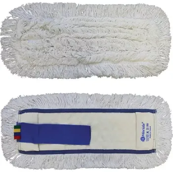 mop MOP - 04 mop plochý uzlíčkový s kapsami OPTIMUM, bavlna, 40 cm