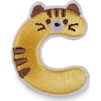 Nášivka Nažehlovačka písmena, barva C krémová