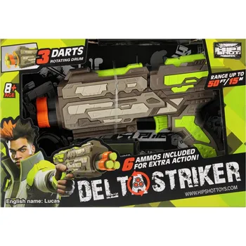 Dětská zbraň PISTOLE NA ŠIPKY HIP SHOT DELTA STRIKER