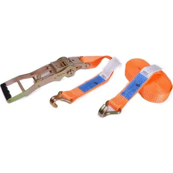 Upínací popruh Upínací pás dvoudílný, upínací popruh, kurtna s Ergo ráčnou, délka 10 m, 5 t, šířka 5 cm