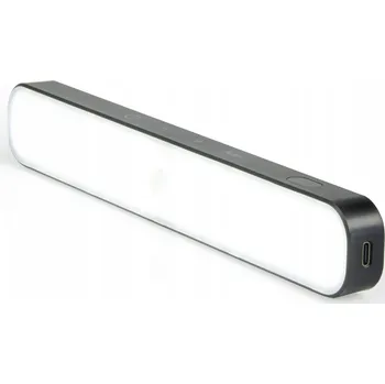 LED osvětlení LED nábytková lampička pod skříňku s pohybovým senzorem SLL11 magnet Černá 24cm 4000K