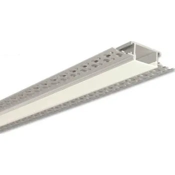 Stavební profil Hliníkový profil McLED AZ pro sádrokarton 62x14mm včetně matného difuzoru 2m ML-761.084.43.2