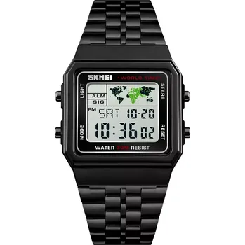 Hodinky Skmei 1338 Digitální hodinky Explorer Černé