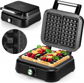 Obraz Gofrownica Mozano Smart 1500W černá na 2 velké vafle