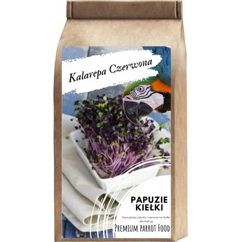 Pro ptáka Premium Parrot Food | Červený Kedluben | semínka na klíčky | pro papoušky 50 g