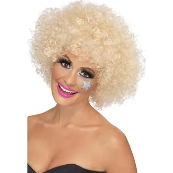 Karnevalová paruka Smiffys Paruka - Funky Afro - blond