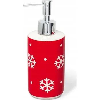 Dávkovač mýdla Dávkovač mýdla Sněhové Vločky . Keramický, 300 ml, zimní motiv.