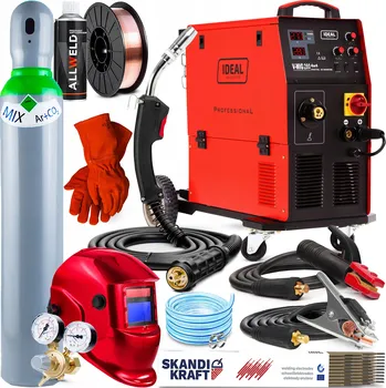 Svářečka Svářecí poloautomat IDEAL V-MIG 280 4X4 DIGITAL MMA MIG MAG 400V 280A