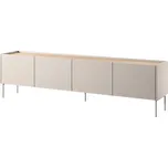 TV stolek Desin 220 cm se dvěma zásuvkami - Meble Bogart Kašmír - dub Nagano 220x60 cm