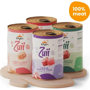 Krmivo pro kočku 4x kombinace (hovězí, kuřecí), 4x400 g