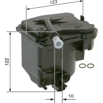 Palivový filtr Palivový filtr BOSCH 0 450 907 006