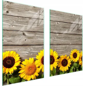 Obraz Skleněná ochranná deska na sporák 65x52 Dřevo