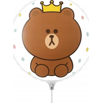Balónek Foliový balónek MEDVÍDEK 4D 60x69 Cm ROČEK NAROZENINY