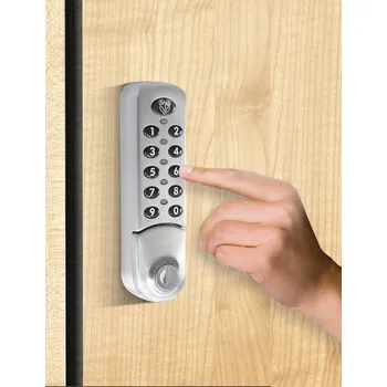 Zámek na kolo Zámek na PIN kód, svislý, stříbrný