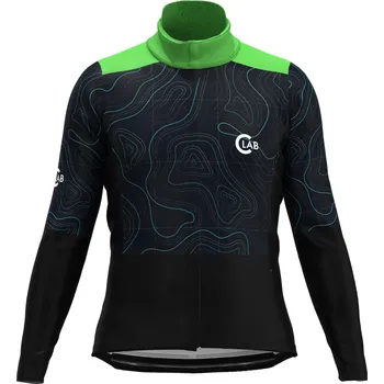 C-LAB Nepromokavá zimní bunda Pirineus XS ZELENÁ|ČERNÁ