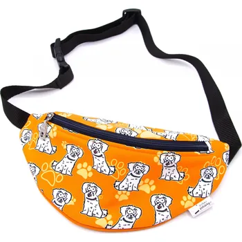 Outdoorové zavazadlo Pískací Potvůrky Ledvinka - maltézský psík Barva: oranžová