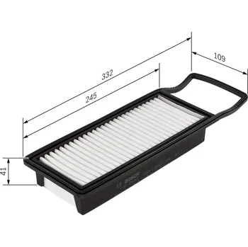 Vzduchový filtr Vzduchový filtr BOSCH 1 987 429 191