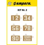 Šablony KIT č. 2, 6 šablon, různé motivy