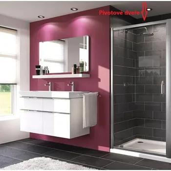 Hüppe Next Urban pivotové dveře do niky