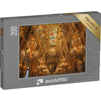Puzzle puzzle 200 dílků „Opera Garnier v Paříži, Francie“