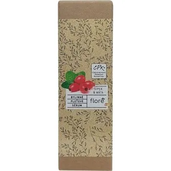 Pleťový krém Floré Bylinné pleťové sérum šípek & máta 50 ml