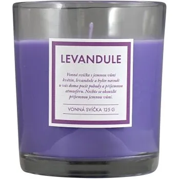 Svíčka Q-Home vonná svíčka 125 g Levandule