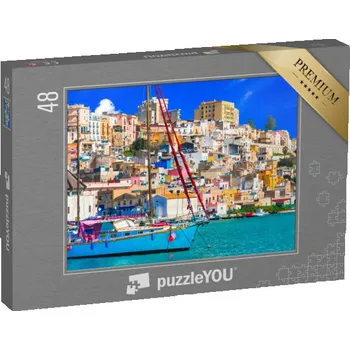 Puzzle puzzle 48 dílků „Krásné pobřežní město Sciacca na jihu Sicílie, Itálie“