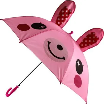 Deštník Q-Home automatický deštník pro děti, králík
