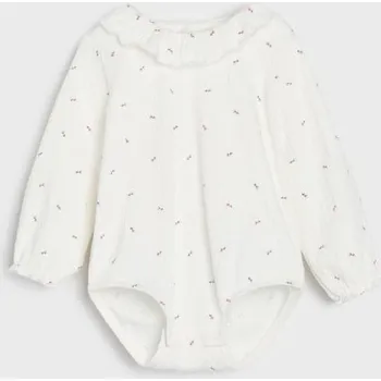 Sinsay - Body s golierom - krémová - 191FT-01X - 191FT-01X-98