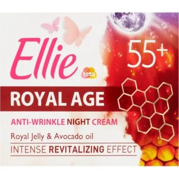Pleťový krém Ellie Royal Age 55+ Revitalizační noční krém proti vráskám 50ml