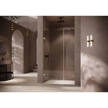 Hüppe Solva Pro bezrám křídlové dveře s protisegmentem do niky na míru