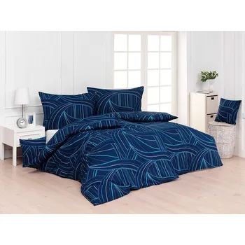 Povlečení Matějovský Ezio Blue Krep deluxe povlak 40/40