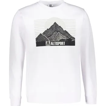 Pánská mikina Pánská mikina ALTISPORT ALM188406 BÍLÁ XL