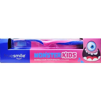 zubní pasta Truesmile zubní pasta Monster Kids Bubblegum 75ml + kartáček