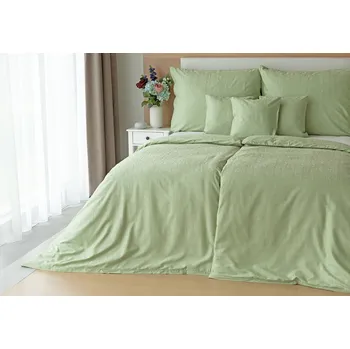 Povlečení Matějovský Sofie Light Green Bambusový damašek povlak 40/40