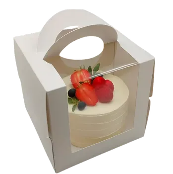 Krabička na výslužku Odnosová dortová krabička 16x16x15 cm