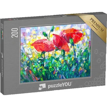 Puzzle puzzle 200 dílků „Olejomalba, impresionistický styl“