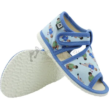 Chlapecké bačkory Dětské pantofle RAK x Bačkůrky.eu 100014 - Modrý chlapec - vel. 21