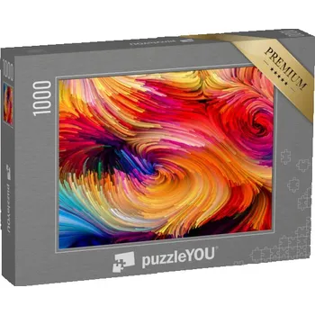 Puzzle puzzle „Kreativní obrázek, barvy na virtuálním plátně“