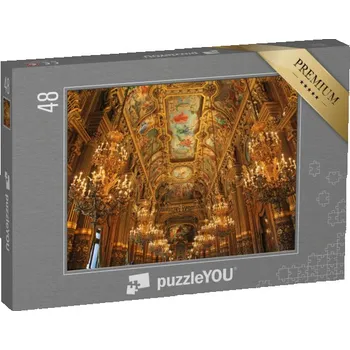 Puzzle puzzle 48 dílků „Opera Garnier v Paříži, Francie“