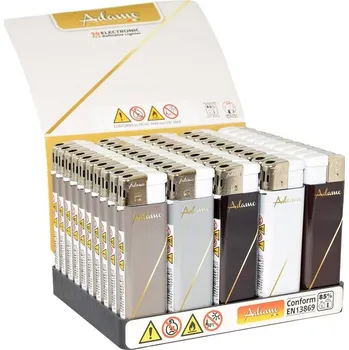 Zapalovač Zapalovač Adamo Piezo Gold Line