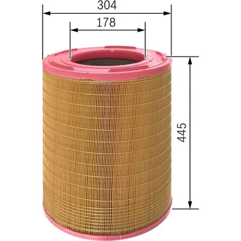 Filtr do auta Vzduchový filtr BOSCH F 026 400 329