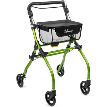 Chodítko pro seniory Timago Chodítko čtyřkolové PEDRO - transportní, výškově stavitelné