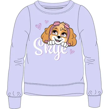 Dívčí mikina Paw Patrol - Tlapková patrola -Licence Dívčí velurová mikina - Paw Patrol 52182500, fialková Barva: Fialková, Velikost: 122