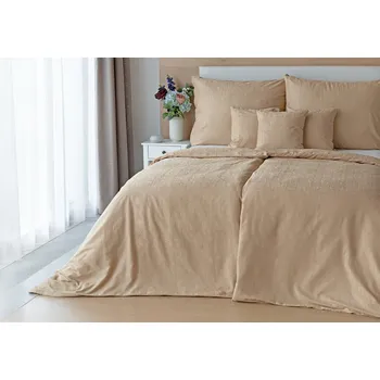 Povlečení Matějovský Sofie Hazel Brown Bambusový damašek 1x 140/220, 1x 70/90