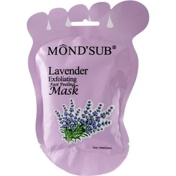 Kosmetika na nohy MONDSUB maska nohy levandule exfoliační