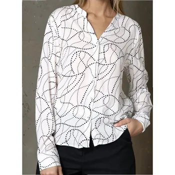 Pánská móda Sinsay - Viskózová košile s abstraktním vzorem - vícebarevná - 216FI-MLC - 216FI-MLC-S